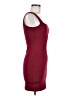 Unbranded Solid Burgundy Cocktail Dress Size M - photo 4