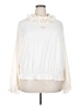 Shein Curve 100% Polyester Ivory Long Sleeve Blouse Size 18 Plus (3) - photo 1