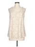 Kay Celine Ivory Sleeveless Blouse Size L - photo 1
