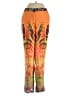 W118 by Walter Baker 100% Polyester Tropical Orange Gold Casual Pants Size 4 - photo 1