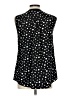 Neiman Marcus 100% Polyester Polka Dots Black Sleeveless Blouse Size L - photo 2