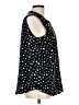 Neiman Marcus 100% Polyester Polka Dots Black Sleeveless Blouse Size L - photo 4