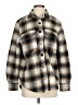 CALVIN KLEIN JEANS 100% Polyester Plaid Gray Coat Size S - photo 1