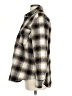 CALVIN KLEIN JEANS 100% Polyester Plaid Gray Coat Size S - photo 5