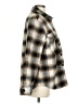 CALVIN KLEIN JEANS 100% Polyester Plaid Gray Coat Size S - photo 4