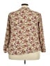 Tamara H. Floral Ivory Long Sleeve Blouse Size 2X - photo 2