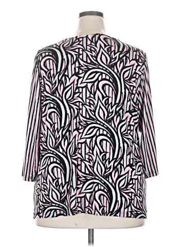 Bob Mackie 3/4 Sleeve Blouse (view 2)