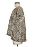 Sanctuary 100% Polyester Animal Print Brown Short Sleeve Blouse Size S - photo 5
