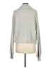 In Loom Solid Gray Turtleneck Sweater Size M - photo 2