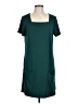 Unbranded Solid Teal Casual Dress Size L - photo 1