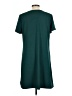 Unbranded Solid Teal Casual Dress Size L - photo 2