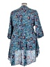 Torrid Blue Casual Dress Size 3X Plus (3) - photo 2
