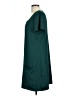 Unbranded Solid Teal Casual Dress Size L - photo 5