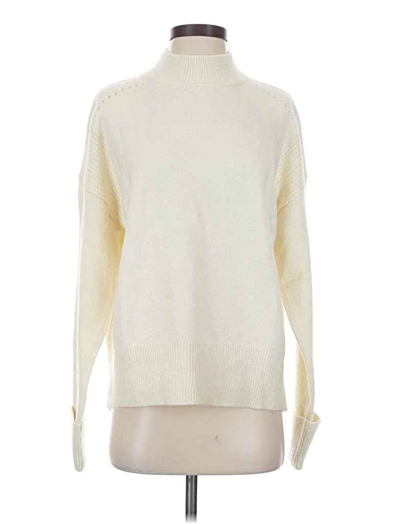 Treasure & Bond Turtleneck Sweater In White
