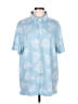 Assorted Brands Blue Short Sleeve Blouse Size L - photo 1