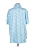 Assorted Brands Stars Blue Short Sleeve Blouse Size L - photo 2