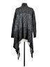 Flying Tomato 100% Polyester Gray Poncho Size S - photo 2