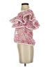 Alexis 100% Polyester Pink Short Sleeve Blouse Size XS - photo 5