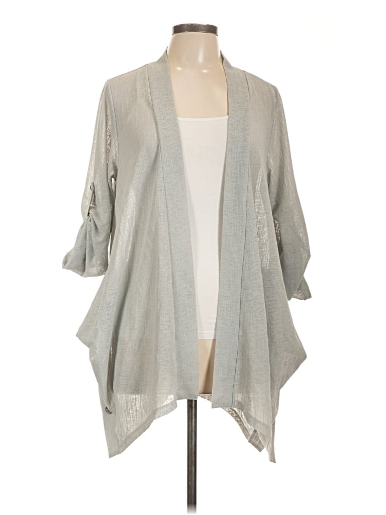 Pre-owned Patrizia Luca Kimono In Gray