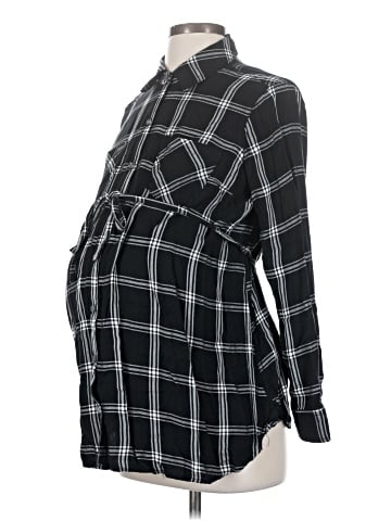 Isabel Maternity Long Sleeve Blouse (view 1)