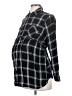 Isabel Maternity 100% Rayon Black Long Sleeve Blouse Size S - photo 1