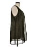 DASH 100% Polyester Green Sleeveless Blouse Size L - photo 4