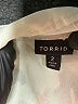 Torrid 100% Polyester Ivory Long Sleeve Blouse Size 2X Plus (2) - photo 7