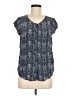 Joie 100% Silk Blue Short Sleeve Silk Top Size M - photo 1
