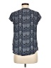 Joie 100% Silk Blue Short Sleeve Silk Top Size M - photo 2