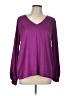 Boston Proper Purple Long Sleeve Blouse Size L - photo 1