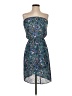 Express 100% Polyester Paisley Blue Cocktail Dress Size XS - photo 1