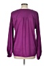 Boston Proper Purple Long Sleeve Blouse Size L - photo 2