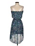 Express 100% Polyester Paisley Blue Cocktail Dress Size XS - photo 2