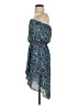 Express 100% Polyester Paisley Blue Cocktail Dress Size XS - photo 5