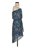 Express 100% Polyester Paisley Blue Cocktail Dress Size XS - photo 4