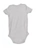Carter's Solid Gray Short Sleeve Onesie 0-3 MO / 3 MO - photo 2