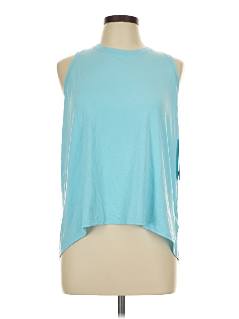 Athleta Sleeveless T-shirt In Blue