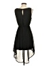 Delirious 100% Polyester Solid Black Cocktail Dress Size S - photo 2