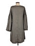 Worthington Solid Gray Casual Dress Size XS - photo 2