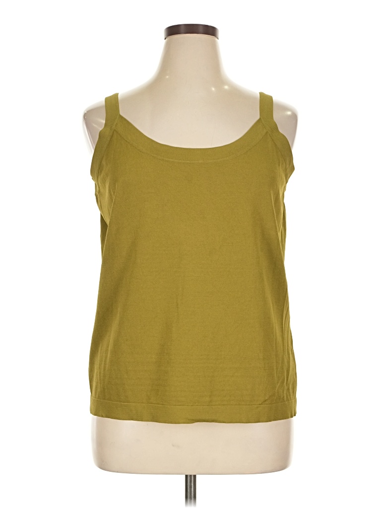 Pre-owned Talbots Sleeveless Top Green Scoop Neck Tops
