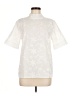 Unbranded Ivory Short Sleeve Blouse Size M - photo 1