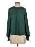 Ulla Johnson 100% Polyester Green Long Sleeve Blouse Size 00 - photo 1