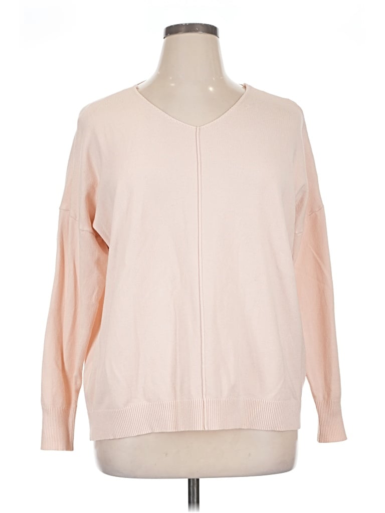 Pre-owned Zenana Sweatshirt In Pink
