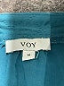 VOY 100% Polyester Teal 3/4 Sleeve Top Size M - photo 7