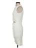 BTFBM Solid Ivory Cocktail Dress Size S - photo 5