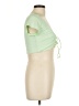 Out From Under Green Short Sleeve Top Size L - photo 4