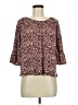 MICHAEL Michael Kors Brown 3/4 Sleeve Blouse Size M - photo 1