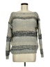 Numph Stripes Gray Pullover Sweater Size M - photo 1