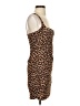 Likely 100% Polyester Animal Print Brown Cocktail Dress Size 0 - photo 4