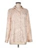 Chico's 100% Polyester Paisley Tan Long Sleeve Blouse Size Med (1) - photo 1